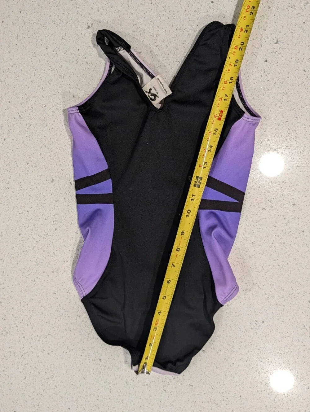 BEAUTIFUL GK ELITE Gymnastic Dance Leotard Child Large Purple OMBRE Ultra SOFT